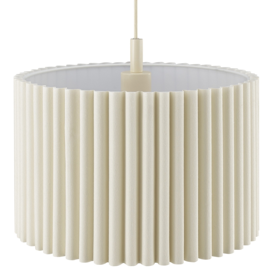 Brilliant - Lustre suspenso em cabo VELIN 1xE27/20W/230V Ø 35 cm creme