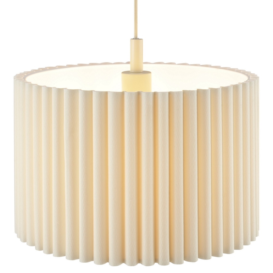 Brilliant - Lustre suspenso em cabo VELIN 1xE27/20W/230V Ø 35 cm creme