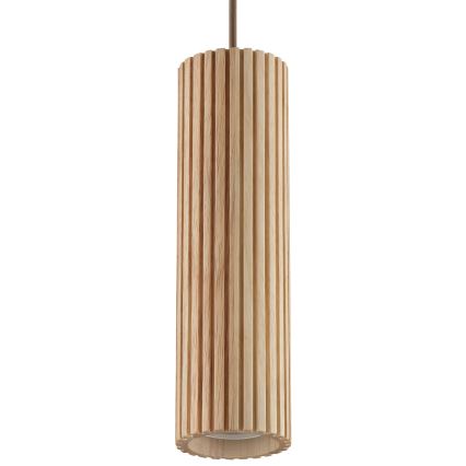 Brilliant - Pendente em cabo LAKEWOOD 1xGU10/10W/230V, diâmetro 10 cm, castanho