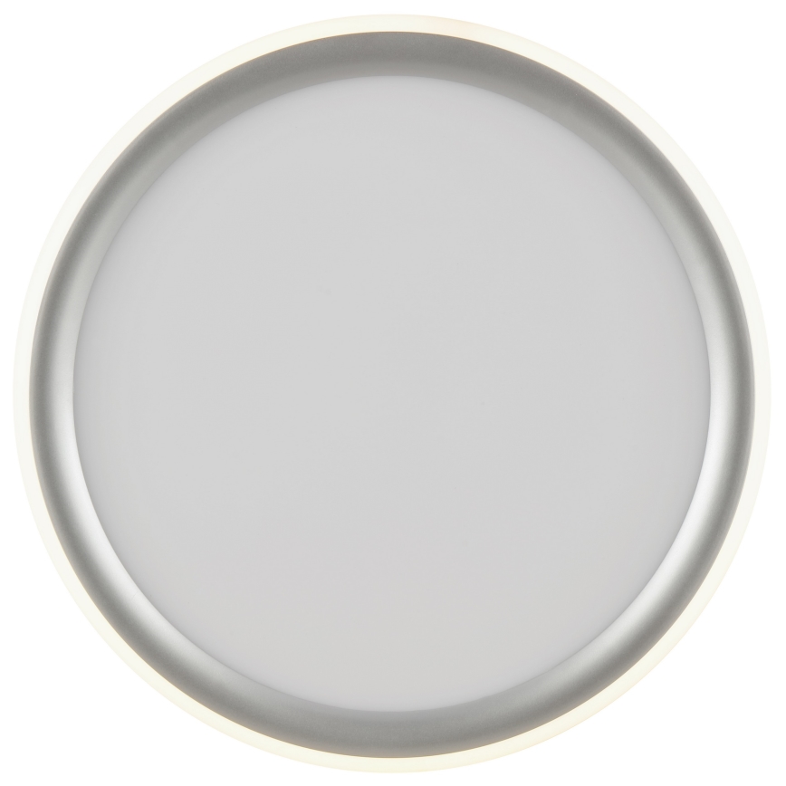 Brilliant - Plafon LED dimável CARLOZ LED/16W/230V Ø 30 cm branco/cinzento