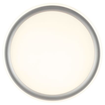 Brilliant - Plafon LED dimável CARLOZ LED/16W/230V Ø 30 cm branco/cinzento