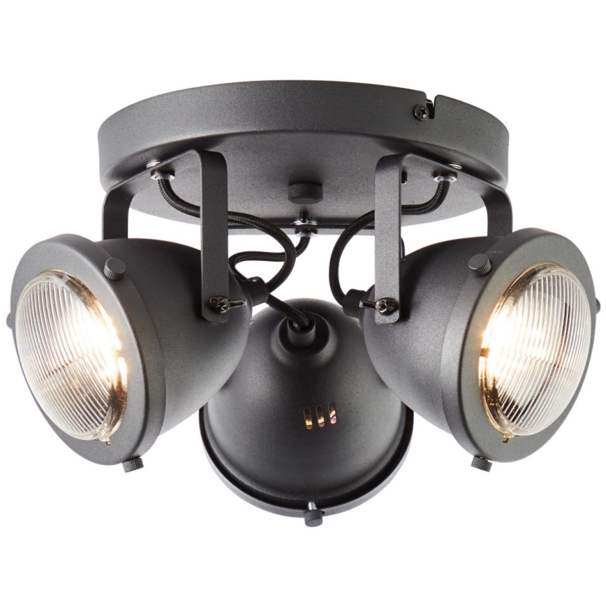 Brilliant - Spot CARMEN 3xGU10/5W/230V preto