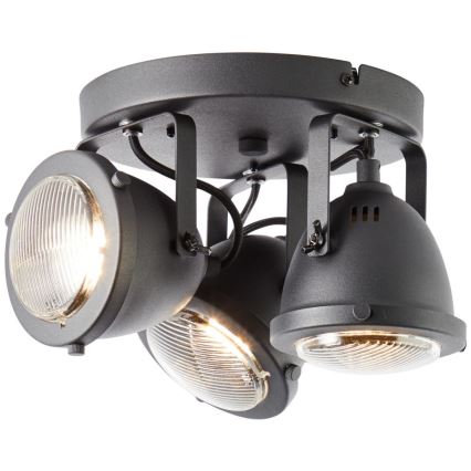 Brilliant - Spot CARMEN 3xGU10/5W/230V preto