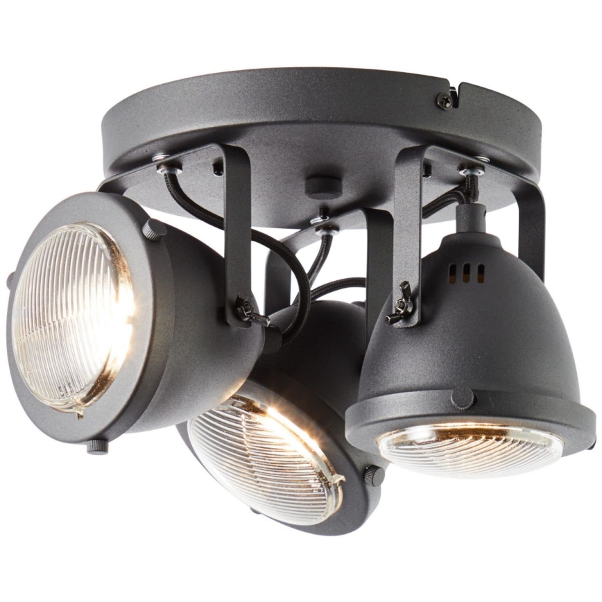 Brilliant - Spot CARMEN 3xGU10/5W/230V preto