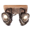 Brilliant - Spot CARMEN WOOD 4xGU10/5W/230V eucalipto