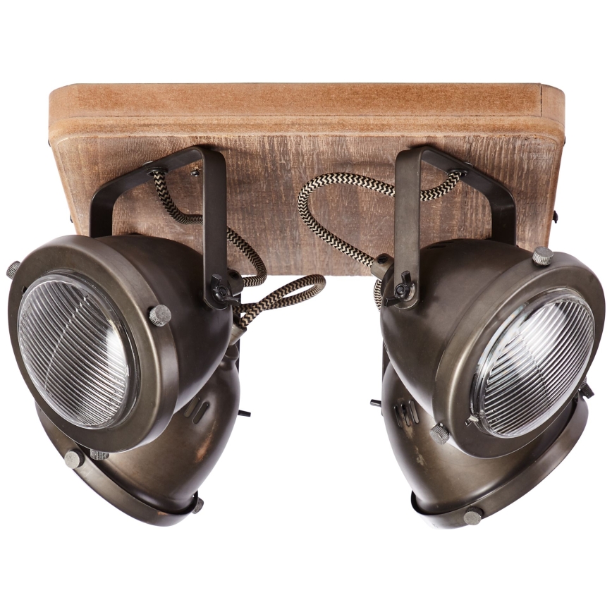 Brilliant - Spot CARMEN WOOD 4xGU10/5W/230V eucalipto