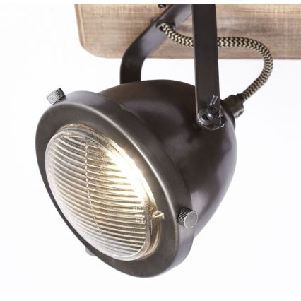 Brilliant - Spot CARMEN WOOD 4xGU10/5W/230V eucalipto
