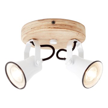 Brilliant - Spot SEED 2xGU10/5W/230V branco/bege