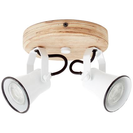 Brilliant - Spot SEED 2xGU10/5W/230V branco/bege