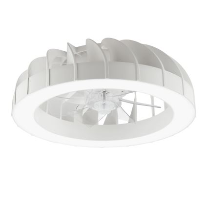 Brilliant - Ventilador de teto dimmerizável LED RGBW com luz FANORA LED/30W/230V 2700-6500K diâmetro 46 cm branco + controlo remoto
