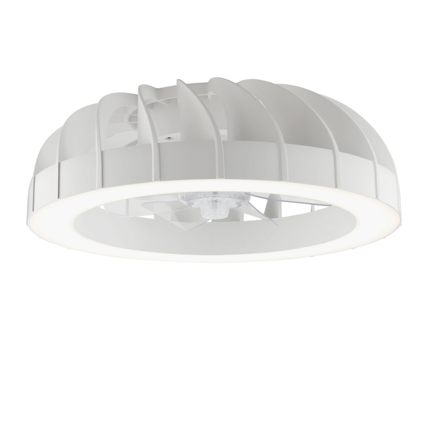 Brilliant - Ventilador de teto dimmerizável LED RGBW com luz FANORA LED/30W/230V 2700-6500K diâmetro 46 cm branco + controlo remoto