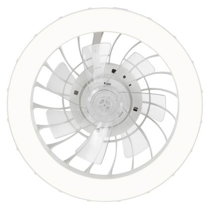 Brilliant - Ventilador de teto dimmerizável LED RGBW com luz FANORA LED/30W/230V 2700-6500K diâmetro 46 cm branco + controlo remoto