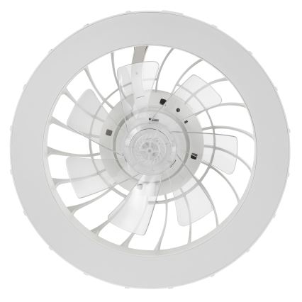 Brilliant - Ventilador de teto dimmerizável LED RGBW com luz FANORA LED/30W/230V 2700-6500K diâmetro 46 cm branco + controlo remoto