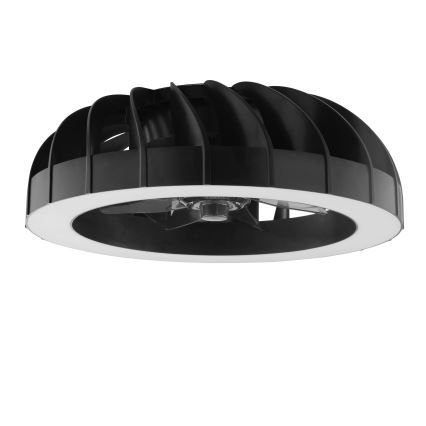 Brilliant - Ventilador de teto dimmerizável LED RGBW com luz FANORA LED/30W/230V 2700-6500K diâmetro 46 cm preto + controlo remoto