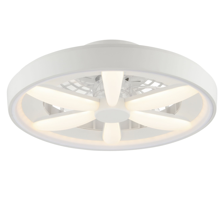 Brilliant - Ventilador de teto LED RGBW regulável com luz GAIANO LED/48W/230V 2700-6500K branco + controlo remoto