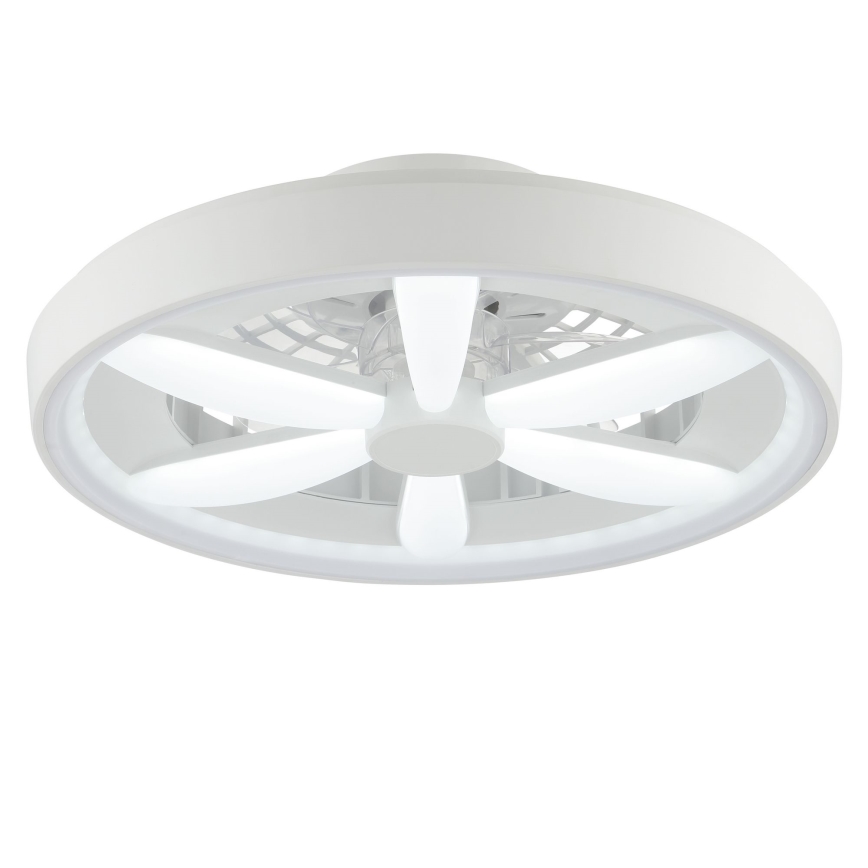 Brilliant - Ventilador de teto LED RGBW regulável com luz GAIANO LED/48W/230V 2700-6500K branco + controlo remoto