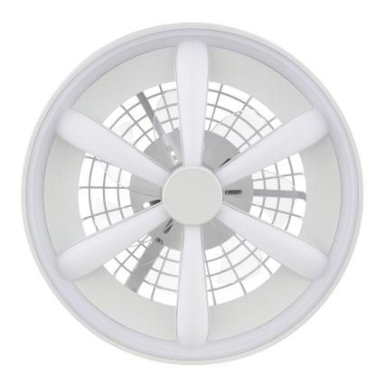 Brilliant - Ventilador de teto LED RGBW regulável com luz GAIANO LED/48W/230V 2700-6500K branco + controlo remoto