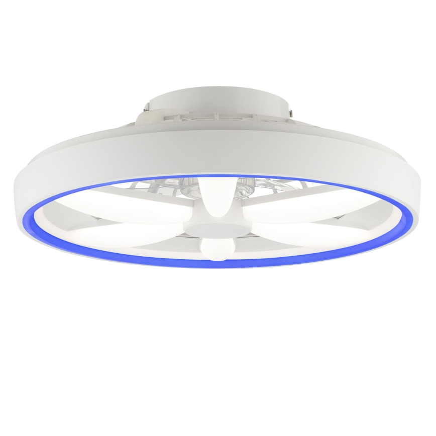Brilliant - Ventilador de teto LED RGBW regulável com luz GAIANO LED/48W/230V 2700-6500K branco + controlo remoto