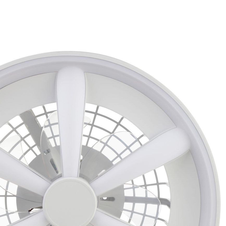 Brilliant - Ventilador de teto LED RGBW regulável com luz GAIANO LED/48W/230V 2700-6500K branco + controlo remoto