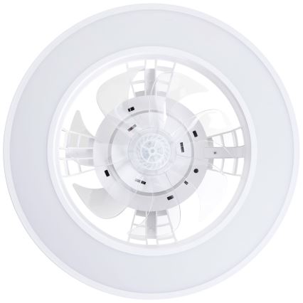 Brilliant - Ventoinha de teto LED RGBW regulável MONDELLO LED/26W/230V 2700-6500K diâmetro 41,5 cm branco + comando