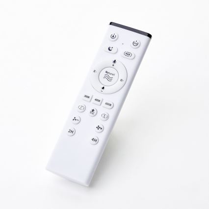 Brilliant - Ventoinha de teto LED RGBW regulável MONDELLO LED/26W/230V 2700-6500K diâmetro 41,5 cm branco + comando