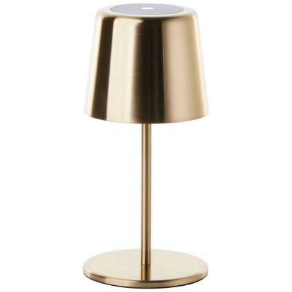 Brilliant - Lâmpada exterior tátil LED regulável XAANA LED/4W/5V 3000/4000/6500K 2600 mAh IP44 dourada