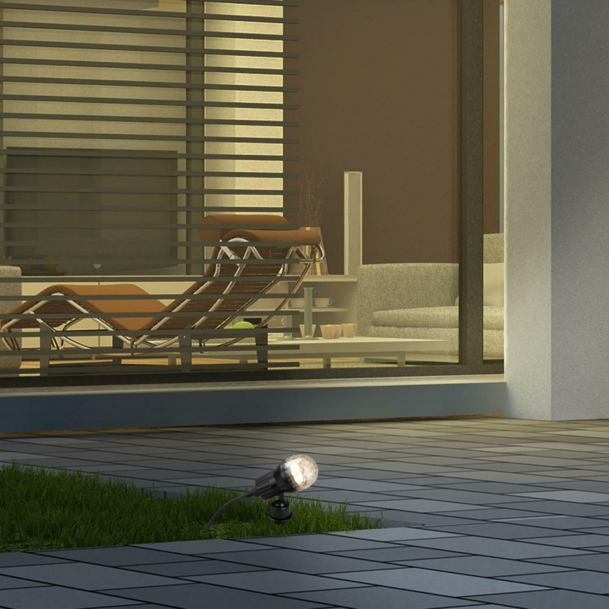 Brilo 3078-015 - Iluminação exterior LED TERRA 1xGU10/3W/230V IP44