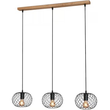 Brilo 4037-035 - Lustre suspenso por cabo 3xE27/40W/230V