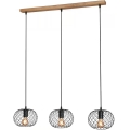 Brilo 4037-035 - Lustre suspenso WINKI em cabo, 3xE27/40W/230V