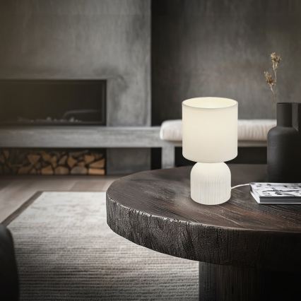 Brilo - Candeeiro de mesa INO 1xE14/10W/230V branco