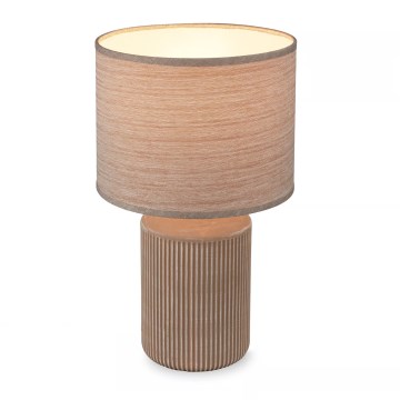 Brilo - Candeeiro de mesa INO 1xE14/10W/230V castanho