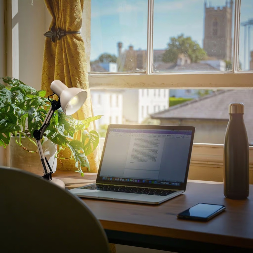 Brilo - Candeeiro de mesa PIXA 1xE14/25W/230V bege