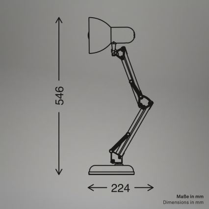 Brilo - Candeeiro de mesa PIXA 1xE14/25W/230V bege