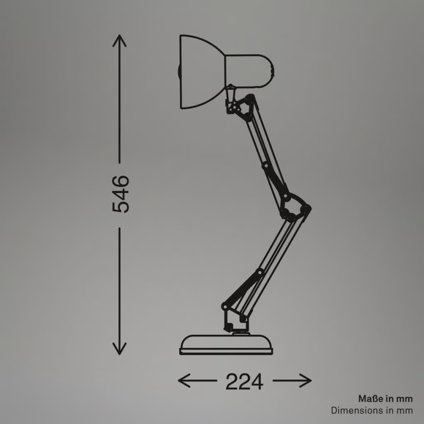 Brilo - Candeeiro de mesa PIXA 1xE14/25W/230V bege