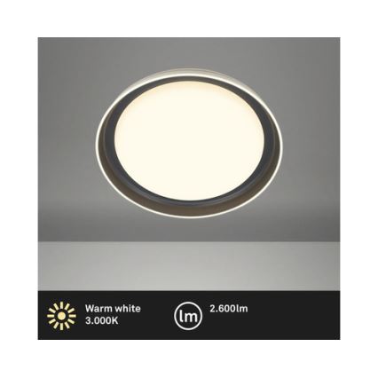 Brilo - Candeeiro de tecto LED IJUS LED/24W/230V 3000K Ø 43 cm