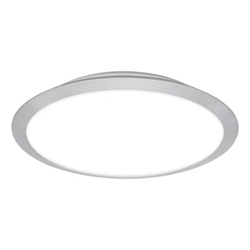 Brilo - Candeeiro de tecto LED para casa de banho CTS LED/21W/230V 3000/4000K IP44 Ø 37 cm cromo mate
