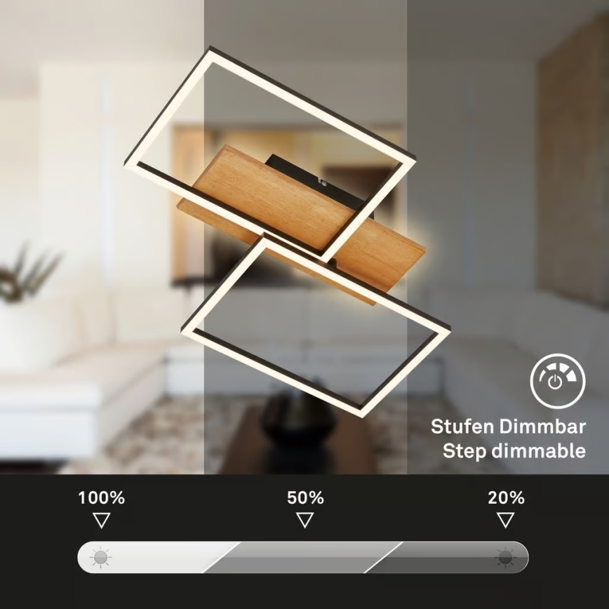 Brilo - Candeeiro de teto LED dimerizável CORNICE LED/30W/230V 3000K