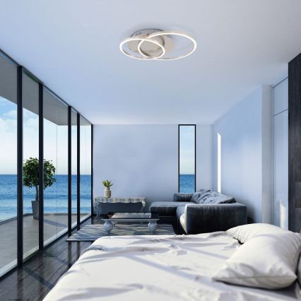 Brilo - Candeeiro de teto LED dimerizável FRAMES LED/14W/230V + LED/22W 3000K