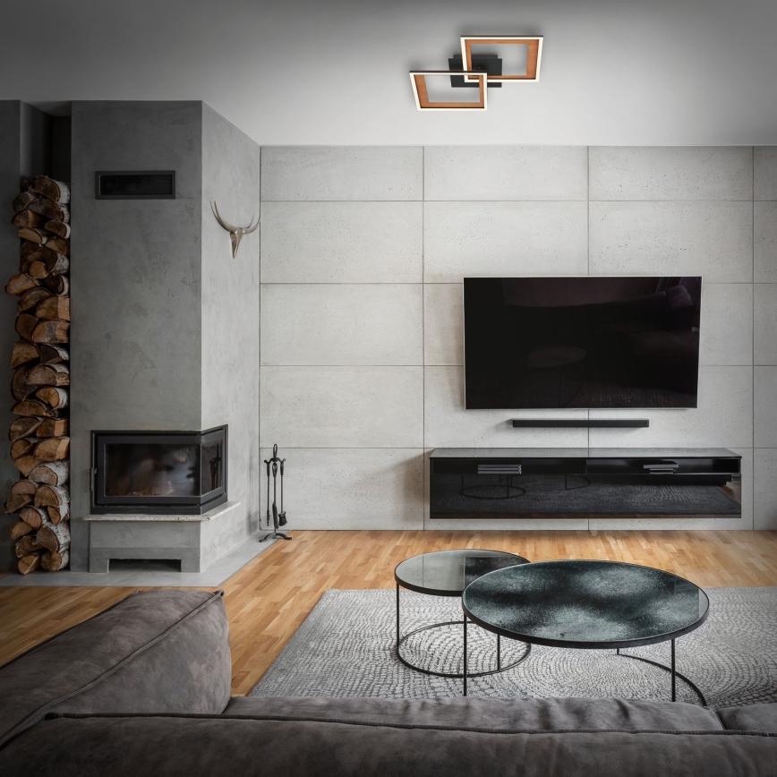 Brilo - Candelabro integrado LED com regulação FRAME 2xLED/11W/230V