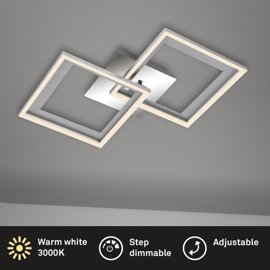 Brilo - Candelabro integrado LED com regulação FRAME 2xLED/11W/230V