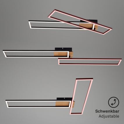 Brilo - Candelabro integrado LED com regulação FRAME 2xLED/20W/230V 2700-5000K + controlo remoto