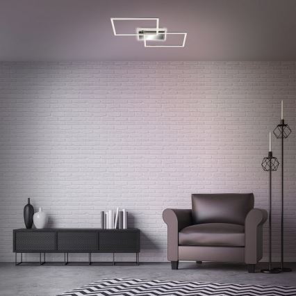 Brilo - Candelabro integrado LED com regulação FRAME 2xLED/20W/230V 2700-6500K + controlo remoto