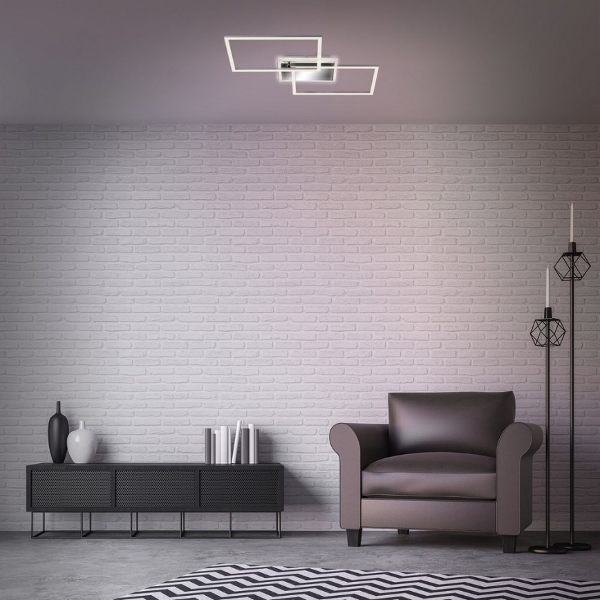 Brilo - Candelabro integrado LED com regulação FRAME 2xLED/20W/230V 2700-6500K + controlo remoto