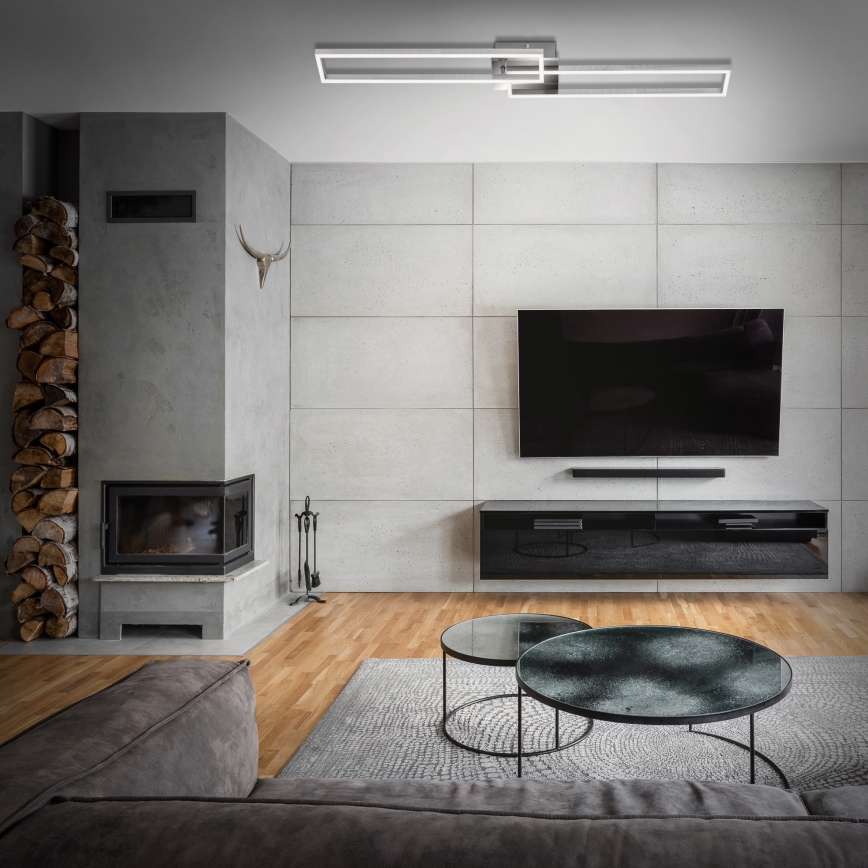 Brilo - Candelabro integrado LED com regulação FRAME 2xLED/20W/230V 2700-5000K + controlo remoto