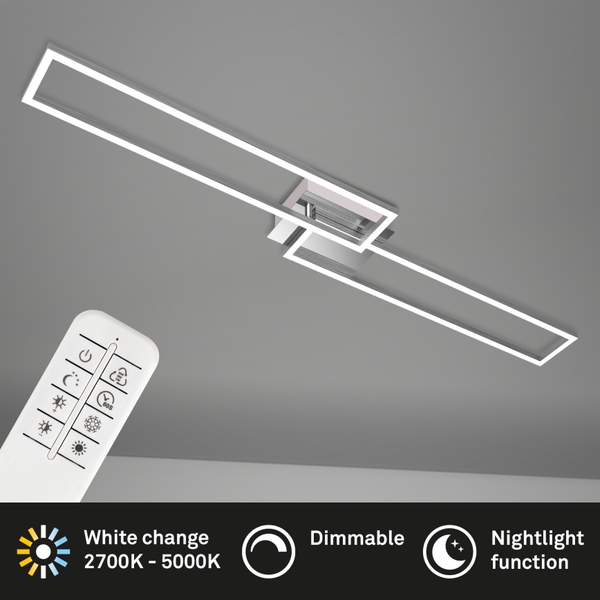 Brilo - Candelabro integrado LED com regulação FRAME 2xLED/20W/230V 2700-5000K + controlo remoto