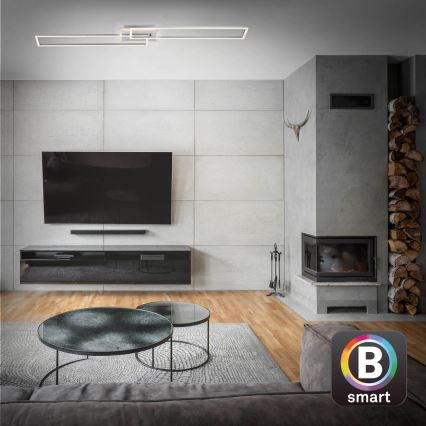 Brilo - Candelabro integrado LED com regulação FRAME 2xLED/20W/230V 2700-6500K Wi-Fi Tuya + controlo remoto