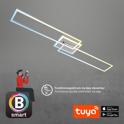 Brilo - Candelabro integrado LED com regulação FRAME 2xLED/20W/230V 2700-6500K Wi-Fi Tuya + controlo remoto