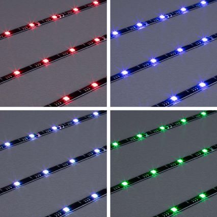 Brilo - Fita LED RGBW Regulável para TV 3m LED/2,5W/USB + controlo remoto