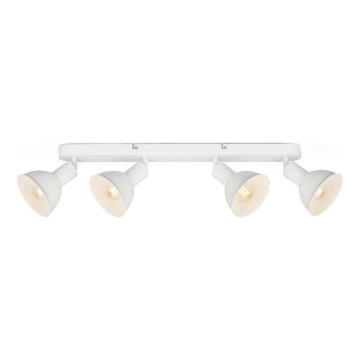 Brilo - Foco RETRO 4xE14/25W/230V branco