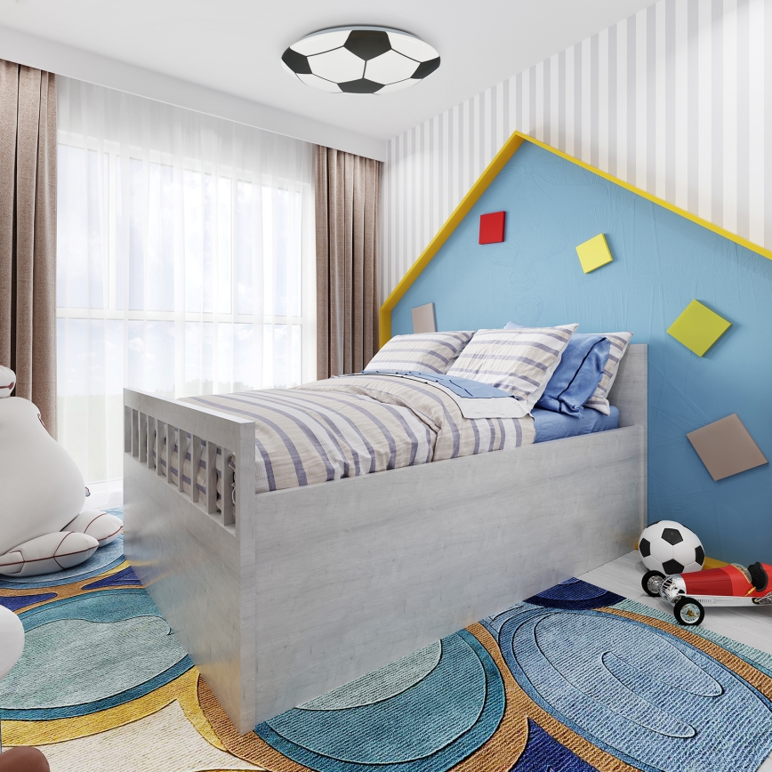 Brilo - Iluminação de teto de criança LED FOTBALL LED/12W/230V